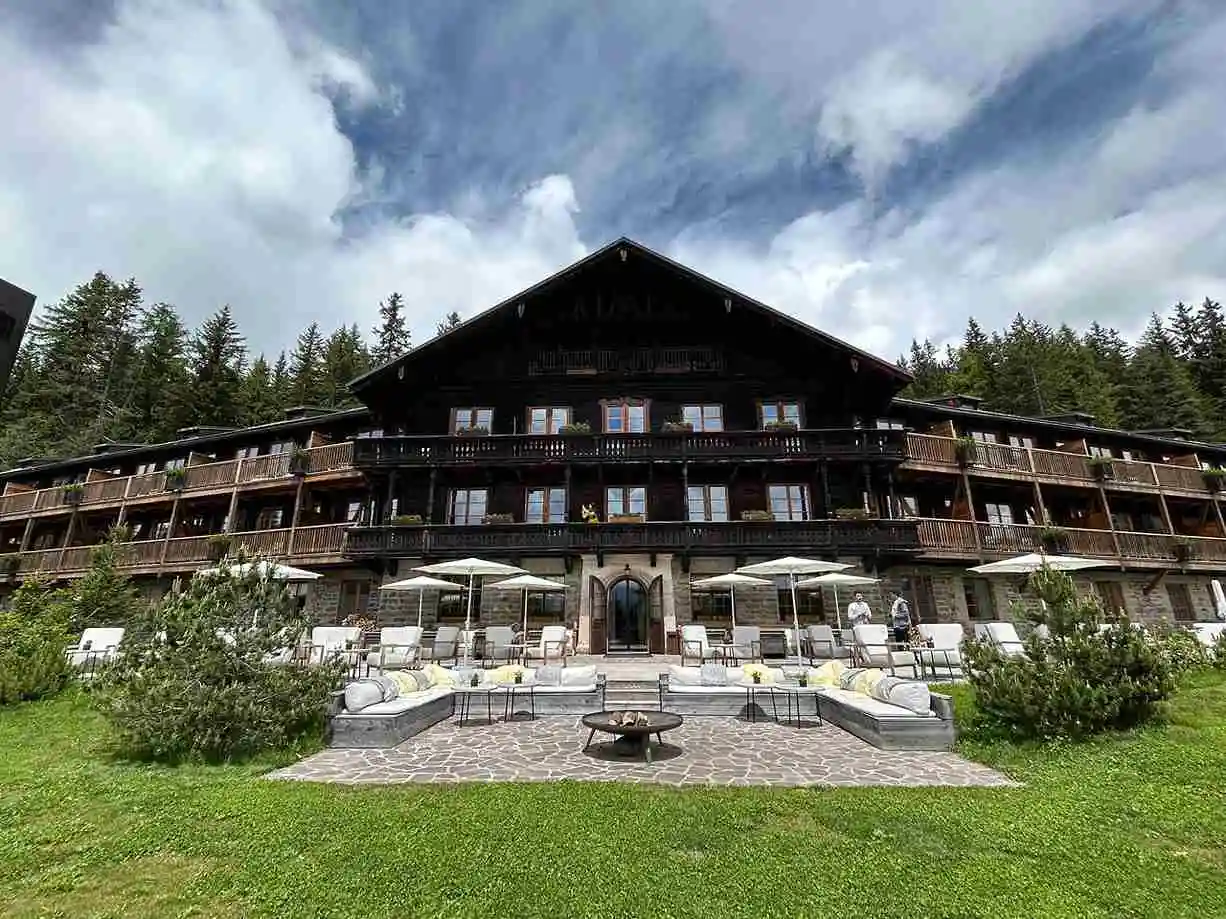 Forestis Dolomites luxury hotel with mountain views