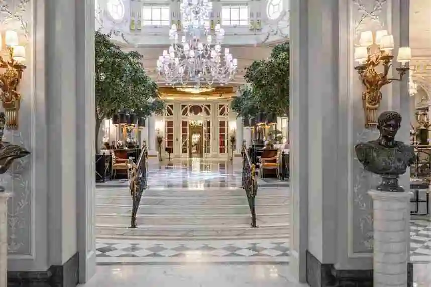 The St. Regis Rome luxury suite interior with elegant furnishings