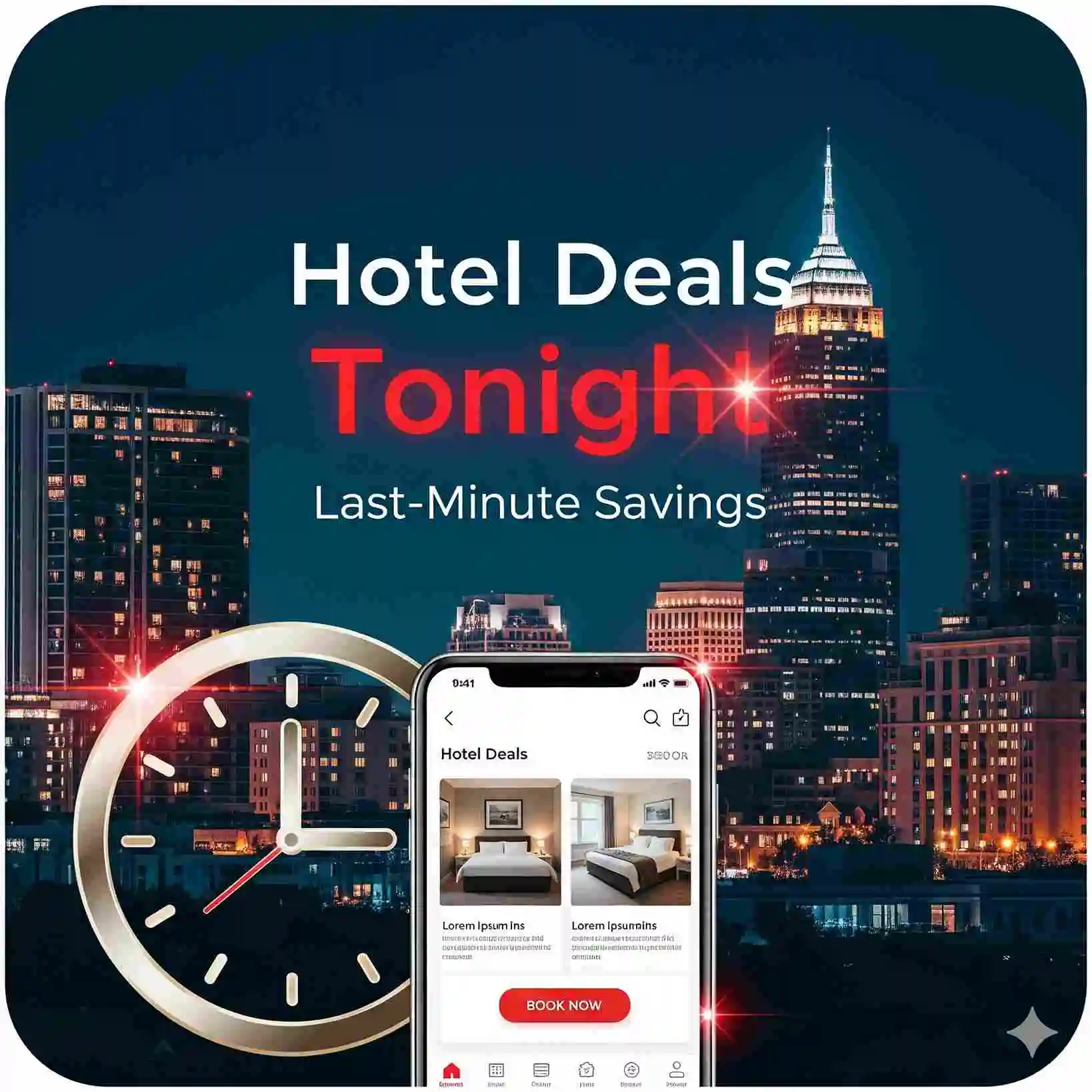 Last-Minute Hotel Deals Tonight